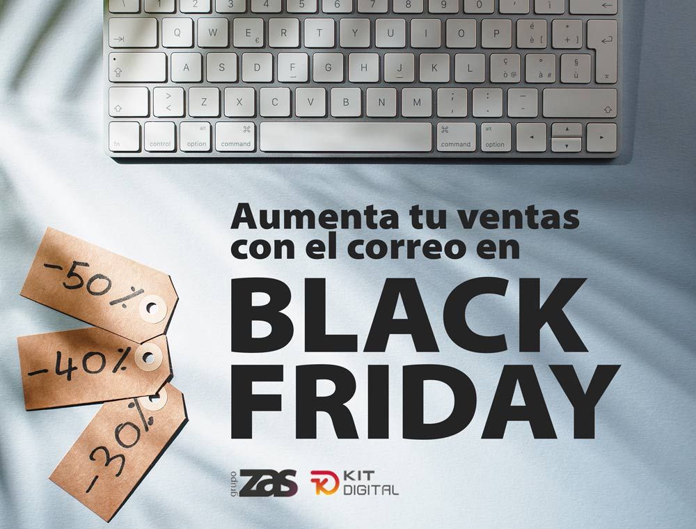 Impulsa el Black Friday y Cyber Monday con campañas de correo electrónico.